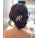 Edary Crystal Bride Wedding Hair Comb with Rhinestone Side Combs - Bridal Hair Accessories for Women and Girls - Buy Online on GoSupps.com
