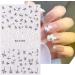 5D Flower Nail Art Stickers - Spring Daisy Design in White Yellow - Self Adhesive Nail Decals for Manicure Decoration - Buy Online on GoSupps.com
