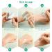 Garosa 100pcs Transparent Waterproof Makeup Hand Palette Stickers - Single Use Self-Adhesive for Home & Salon Use | Perfect for Professionals & Beginners - Buy Online on GoSupps.com