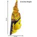 Yellow Ammavari Face - 6 Inch Laxmi Mukhota for Pooja | Varalakshmi & Amman Face Statue - International Shipping Available - Buy Online on GoSupps.com