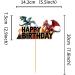 Dragon Theme Cupcake Topper - Realistic Mythical Cake Decoration for Weddings Birthdays & Parties - 1 Piece - Buy Online on GoSupps.com