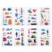 Gone Fishing Temporary Tattoos - 24 Sheets | Birthday Decorations & Party Favors - Buy Online on GoSupps.com