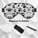 SSIMOO Dog Paw Pattern Eye Mask - Double-Sided Soft & Light Blocking for Better Sleep | International Shipping Available - Buy Online on GoSupps.com