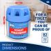 6pk Ocean Blue Toilet Fresheners | 1000 Flushes Each | Prevents Limescale | Total Cistern Cleaner | 6 Count - Buy Online on GoSupps.com