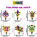 24Pcs Mardi Gras Cupcake Toppers Masquerade Party Decorations for Mardi Gras - Buy Online on GoSupps.com
