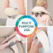 Neck & Shoulder Shiatsu Massage Device with Heat - Electric Silicone Massage for Back Legs & Feet - Versatile & Comfortable Off-White Design - Buy Online on GoSupps.com