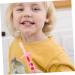 Healvian 4-Piece Toddler Toothbrush Toy Set | Food-Grade Silicone Train Suits | Portable Pink Children's Cleaning Brushes - Buy Online on GoSupps.com