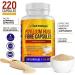 Psyllium Husk Fiber Capsules Supplement Natural Supports Digestive Health Eases Constipation 220 Capsules by miNATURALS - Buy Online on GoSupps.com