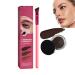 Home Eyebrow Care Kit 4d Laminated 4d Laminated Brow Home-Grooming Kit Multi-function Eyebrow Concealer Contour Brush 4D Hair Stroke Brow Stamp Brush Waterproof & Long Lasting (Taupe)