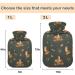 Naanle Autumn Fox Hot Water Bottle | 1L Transparent Warm Water Bottle for Pain Relief & Cold Therapy | Perfect Bed Hand & Feet Warmer - Buy Online on GoSupps.com