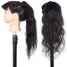 Aiokrtse Wrap Around Ponytail Extension Human Hair Body Wave Drawstring Ponytail Hair Pieces for Women Natural Color 8 inches - Buy Online on GoSupps.com