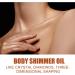 Body Oil Shimmer Shimmer Lotion Pour Le Corps Illuminateur De Teint Highlighter Maquillage Liquide Hydratation et clat l' preuve de l'eau pour le Visage et le Corps Brun Dor  - Buy Online on GoSupps.com