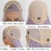 Buy Maycaur Long Straight Purple Lace Front Wigs - 22 Inch Synthetic Hair for Fashion Women | Natural Bay Hair - Buy Online on GoSupps.com