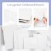 Golden State Art 8x10 Corrugated Cardboard Sheets 10-Pack for DIY Crafts & Packing - White/Kraft Brown - Buy Online on GoSupps.com