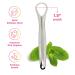 Nidi Tongue Scraper (2 Pack) - Premium Stainless Steel Cleaner for Oral Care | Remove Bad Breath | Portable with Travel Case - Buy Online on GoSupps.com