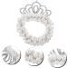 minkissy Hair Accessories Girls Hair Ties Pearl Crown Hair Ties Elastic Ponytail Holder Little Girl Hair Ties Elastic Hair Tie for Girl Pearl Hair Ties South Korea Child Alloy Pearl Beads - Buy Online on GoSupps.com