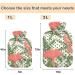 Naanle 2L Hot Water Bottle with Cover - Palm Leaf Parrots - Pain Relief & Heat Therapy for Menstrual Cramps - Transparent Large Hot Water Bottle - International Shipping - Buy Online on GoSupps.com