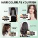 Buy Plant-Based Hair Dye Cream - 2024 Non-Damaging Korean Bubble Shampoo 30ml Dark Brown 10 Packs/Box - Eco-Friendly Hair Color - Buy Online on GoSupps.com