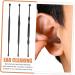 DOITOOL 1 Set Stainless Steel Ear Pick and Earwax Remover - Household Ear Cleansing Tool Set for Convenient Ear Cleaning - Black - Buy Online on GoSupps.com
