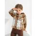Naiyafly Toddler Boys Hoodie Plaid Sweatshirt + Pants Set | 18-24 Months | Khaki Plaid Tracksuit for Kids - Buy Online on GoSupps.com