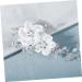 MAGICLULU Chiffon Comb Veil Hair Combs The Flowers European and American Handmade Hair Combs Bridal Headdress Bridal Comb Tiara Accessories Wedding Bride - Buy Online on GoSupps.com