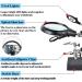Beileshi 2.5X 7.5X 10X LED Light Helping Hands Magnifier Soldering Station Magnifying Glass Stand with Auxiliary Clamp and Alligator Clips 2.5x+7.5x+10x - Buy Online on GoSupps.com