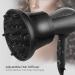 Segbeauty Universal Curly Hair Diffuser Attachment - Salon Quality Hairstyling Tool for Frizz-Free, Fast-Drying Results - Fits Dryers with 1.38-2.68in Nozzle - Black - Buy Online on GoSupps.com