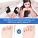 DYKOOK Bunion Corrector & Toe Straightener | Bunion Protector Sock with Heel Strap | 1 Pair Splint for Pain Relief & Hallux Valgus | Non-slip Toe Separator | Foot Corrector Day/Night (Small) - Black - Buy Online on GoSupps.com