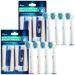 Replacement Brush Heads Compatible with Oral B Electric Toothbrush Replacement Heads Precision Brush Heads Refills for Oralb Braun Pro 1000 Sonic Clean Soft Sensitive Precision More (8 Pk) 8 Count (Pack of 1)