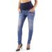 Milano - Maternity Jeans for Pregnant Women Ultra Stretch Buttery Soft Denim Comfortable Slim Clothing. High Waisted Over The Bump Band 14 Light Used