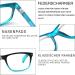 Kerecs 3 Pack Reading Glasses for Women - High-Quality Rectangular Frames with Spring Hinges - Comfortable Reading Aid (1.5 Magnification 3 Colors) - Buy Online on GoSupps.com