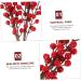 HOMSFOU 8 Pcs Christmas Red Fruit Christmas Wreath Stems Berries for Christmas Tree Photography Props Christmas Tree Berry Decoration Floral Red Berry Acacia Beans Foam High Simulation Redx2pcs 50X6cmx2pcs - Buy Online on GoSupps.com
