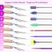 Thlevel 15Pcs Nail Drill Bits Set - Professional Rotary Burrs for Acrylic Nails - Diamond Cuticle Remover - Salon Quality Nail Care Supplies - Buy Online on GoSupps.com