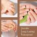 480 Pcs Natural French Short False Nails Acrylic Full Cover Nails - 12 Sizes with Simple Case Pink - Buy Online on GoSupps.com