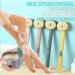 Long Handle Back Scrubber with Soap Dispenser - Exfoliating Body Shower Brush - Buy Online on GoSupps.com