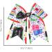 Back to School Hair Clips - Cartoon Back to School Hair Barrettes | Chic Hair Accessories Portable Barrettes for Students - Buy Online on GoSupps.com