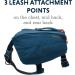 Luffwear Hundred Backpack for Small Dogs - Comfortable Saddlebag for Day Hikes | XS Blue Moon - Buy Online on GoSupps.com