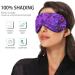 Haskirky Light Blocking Eye Mask for Adults - Adjustable & Comfortable for Travel, Yoga, Meditation - Spring Lilac Purple - Buy Online on GoSupps.com