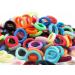 JOYOYO 300 Pcs Small Baby Hair Bands - Seamless Cotton Hair Ties for Baby Toddlers - Candy Color Hair Bobbles - Buy Online on GoSupps.com