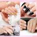 Yueshop Art Liner Gel Nail Polishes Set - 4x8ml Black Gold Silver White Collection - Drawing UV LED Gel Liner Polish Pen - Manicure Art Salon - Buy Online on GoSupps.com