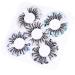 Glitter Lashes Christmas 5 Styles Mixed False Eyelashes - Dramatic Glitter Colored Faux Mink Strip Lashes Pack - Buy Online on GoSupps.com