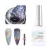 Vettsy Universal Rainbow Cat Eye Gel Nail Polish Soak off Holographic Laser Cat Eye Gel Nail Polish Galaxy Chameleon Magnetic Gel with Magnetic Stick for Salon Designs and DIY Manicure Art 15ML