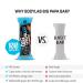BODYLAB24 BIG PAPA Protein Bar 12x100g | 47g Protein Low Sugar Snack for Athletes | Chocolate Flavor - Buy Online on GoSupps.com
