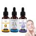 Face Serum Set 3x30ml - Retinol Serum for Face - Hyaluronic Acid Serum - Collagen Serum for Face - Brightening Serum - Hydrating Serum - Dark Spot Remover for Face - Anti-Aging and Wrinkle
