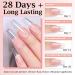 DMQ Poly Gel Nail Kit - Clear & Nude Builder Gel Set for Nail Extensions | Starter Kit for Beginners with Form, Brush, and Cuticle Remover - Buy Online on GoSupps.com