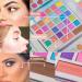 Pastel Paradise Eyeshadow Palette - 82 Pigmented Shades | Matte, Shimmer, Glitter | Long-Lasting, Blendable, Cruelty-Free Makeup - Buy Online on GoSupps.com