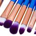 10 Foundation Brushes Set - Dazzling Makeup Tools for Flawless Application | International Shipping - Buy Online on GoSupps.com