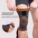 Knee Support 2-Pack - Adjustable Sports Knee Sleeves for Pain Relief Meniscus Tear Arthritis & Inflammation | Unisex | Orange S - Buy Online on GoSupps.com