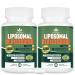 3250 MG Liposomal Glutathione Supplement Reduced L-Glutathione with Resveratrol Quercetin Antioxidant Supplement for Immune System Gluten Free & Non-GMO 120 Capsules