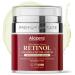 Retinol Face Cream - Anti Aging Anti Wrinkles Reduces Fine Lines & Pores - Retinol (Vitamin A) Moisturizer Enriched with Peptide Complex and Collagen 1.7 oz